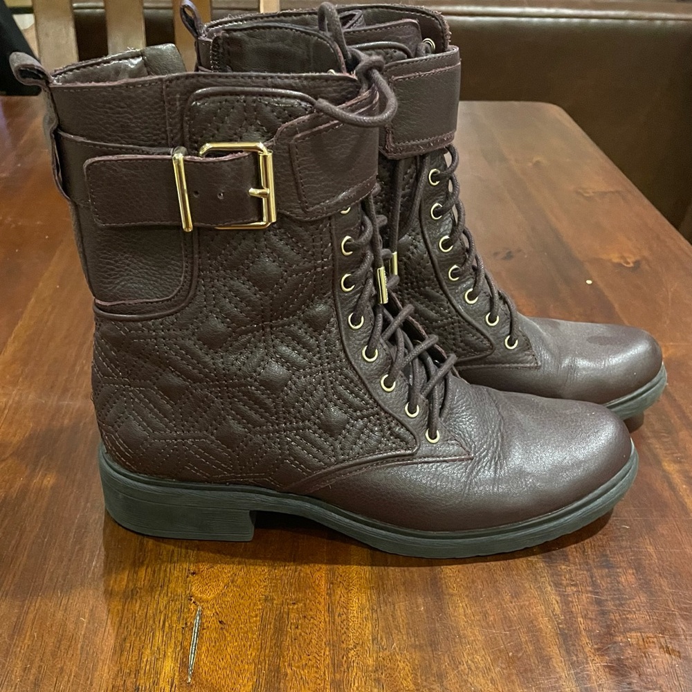 Vince Camuto Combat Boots-Size 9